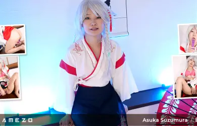 Skinny Kimono Girl Asuka Suzumura Plays With Long Thin Dildo Watch online jav vr